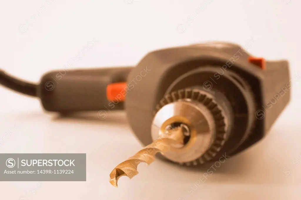 Electric drill, close up