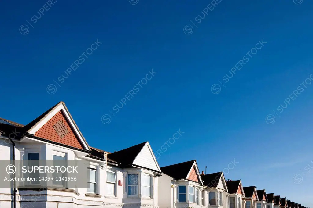 Houses and blue sky