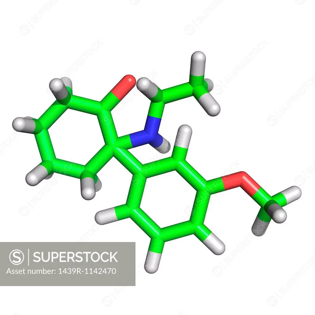 Methoxetamine molecule