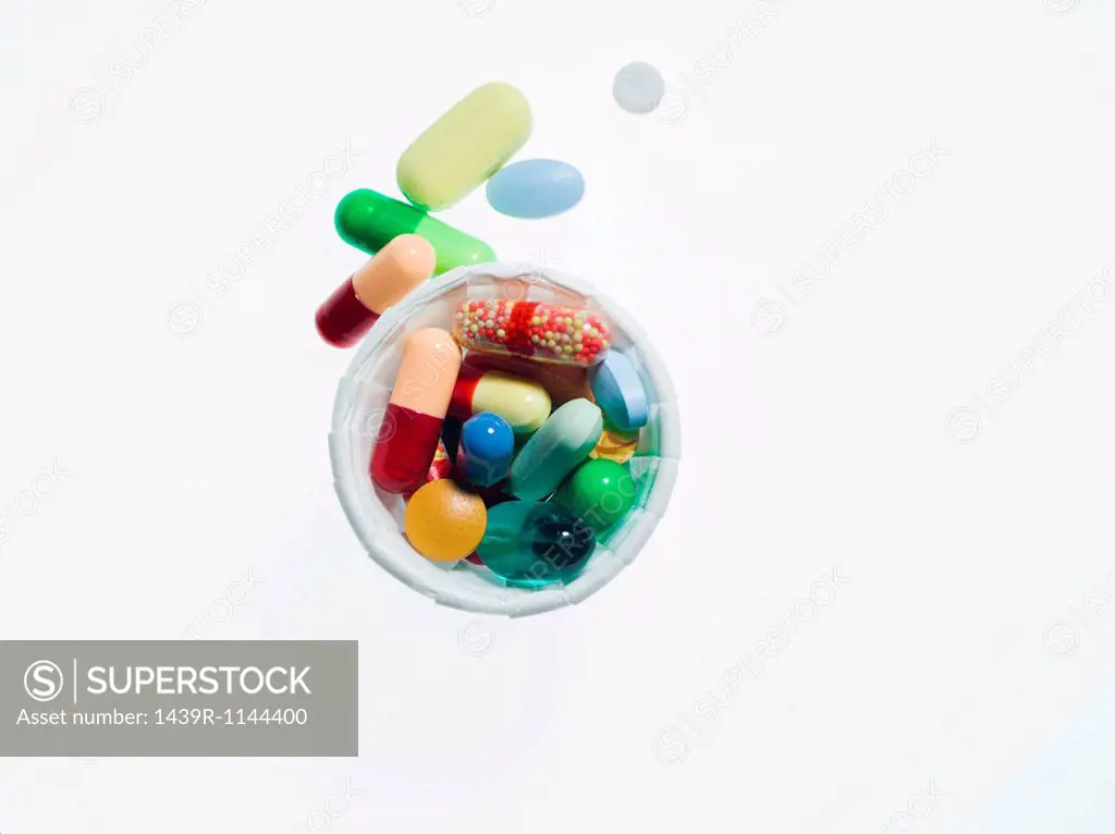 Pills in a cup