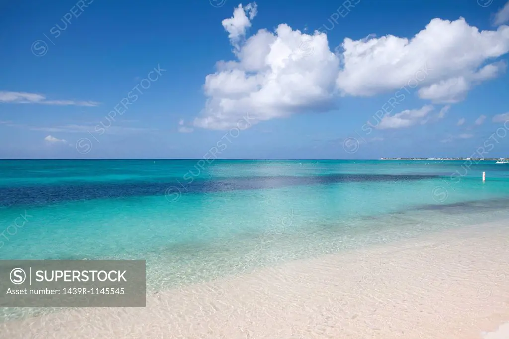 Clear waters of Caribbean Sea, Grand Cayman, Cayman Islands