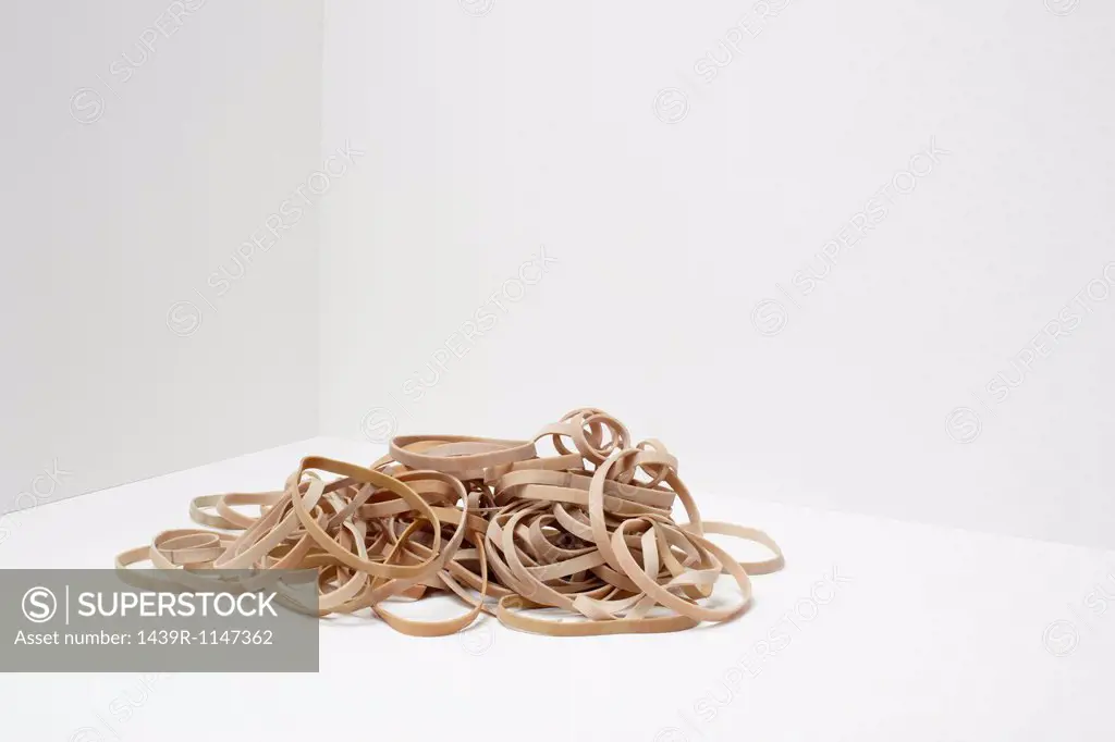 Stack of rubber bands