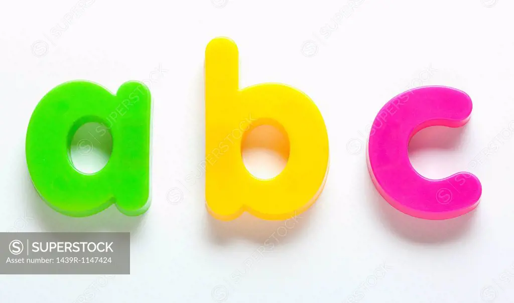 ABC fridge magnets
