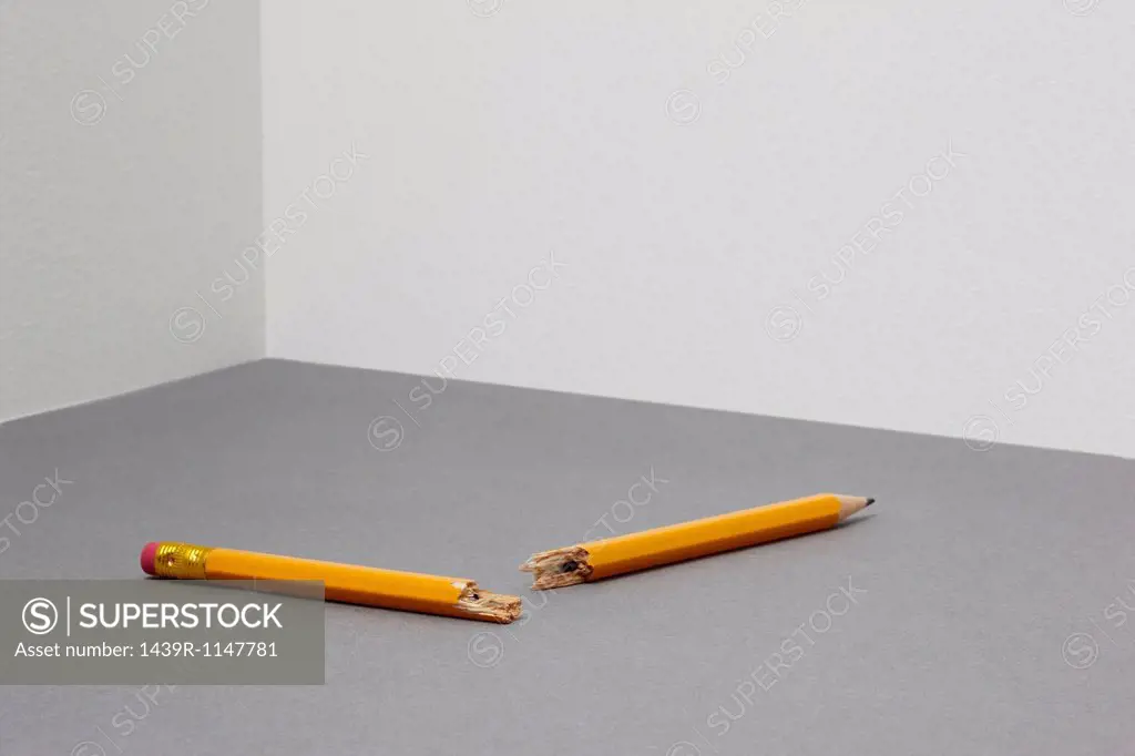 Broken pencil