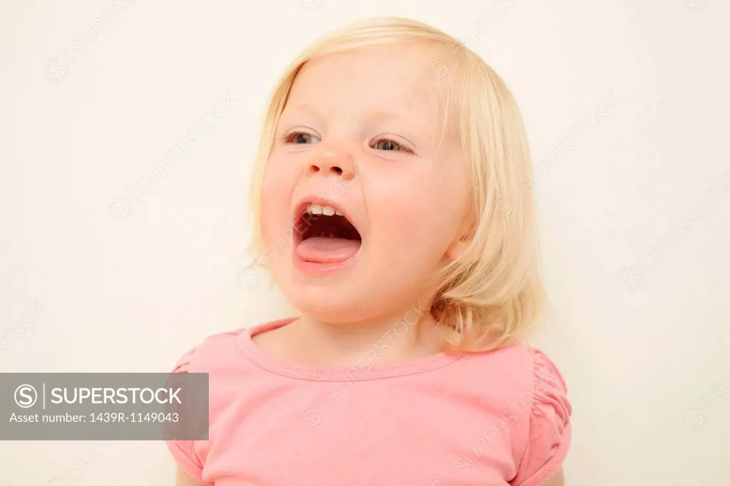 Toddler shouting