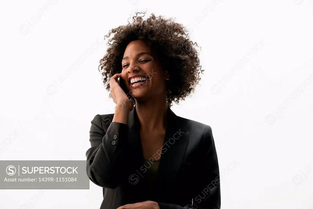 Businesswoman on the phone