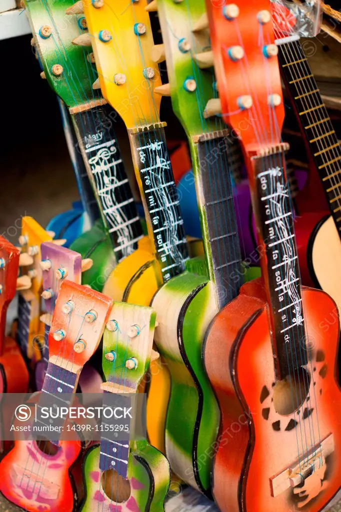 Colourful guitars for sale