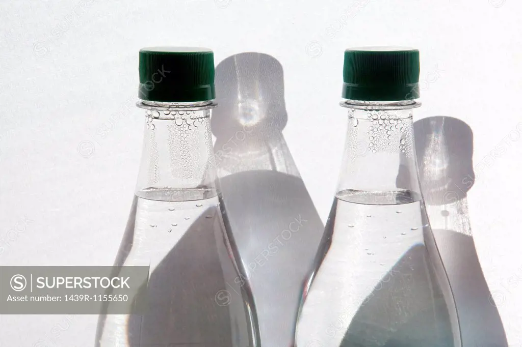 Two bottles of mineral water
