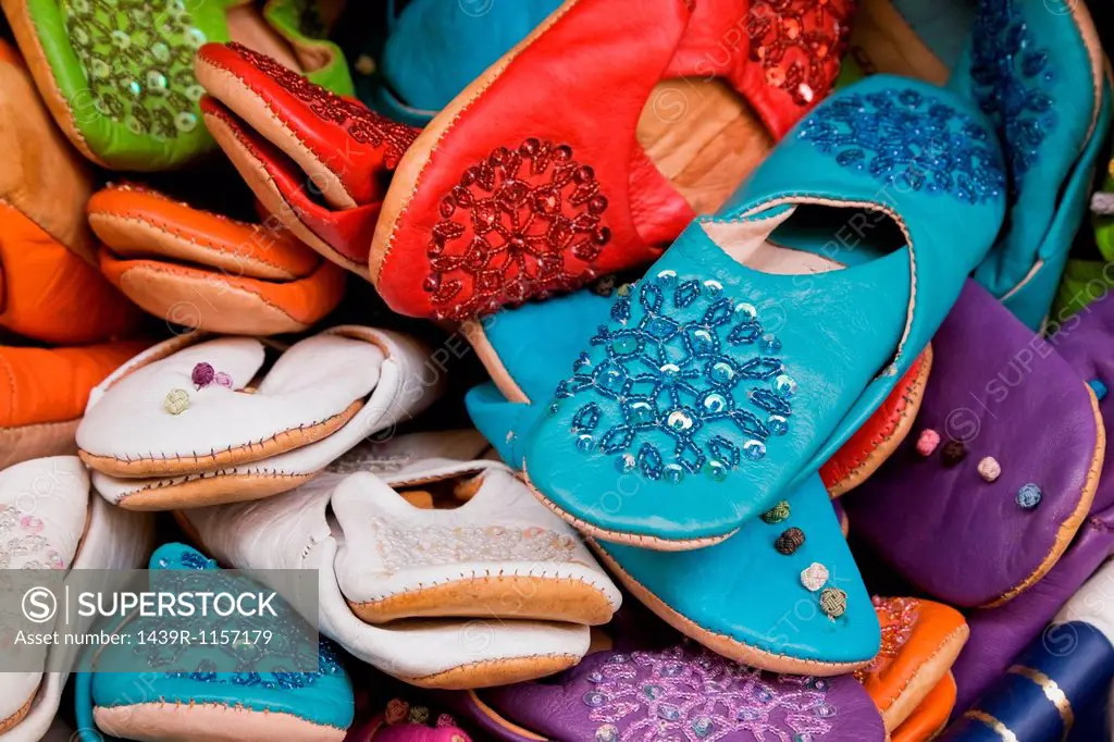 Colourful leather shoes for sale