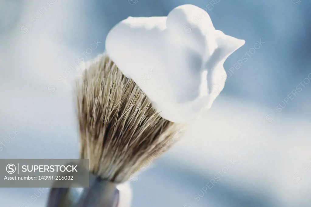Shaving brush and cream
