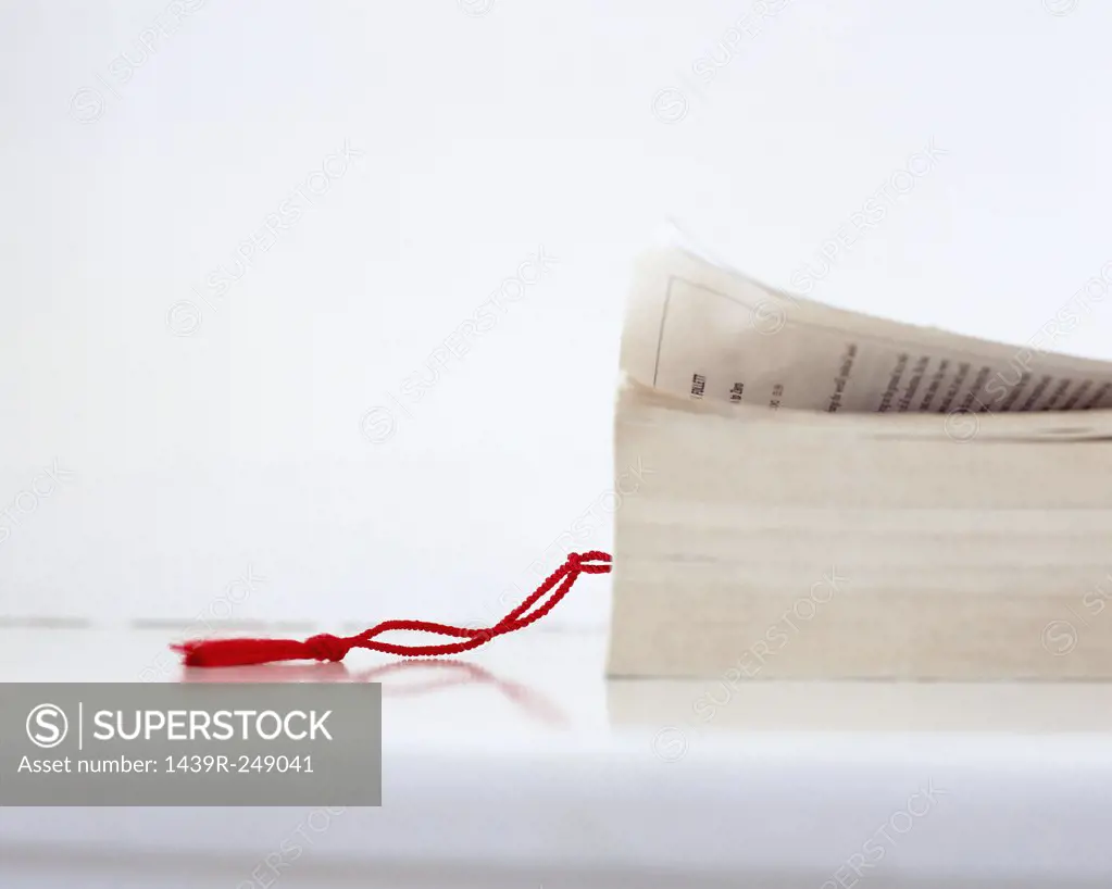 Book with bookmark