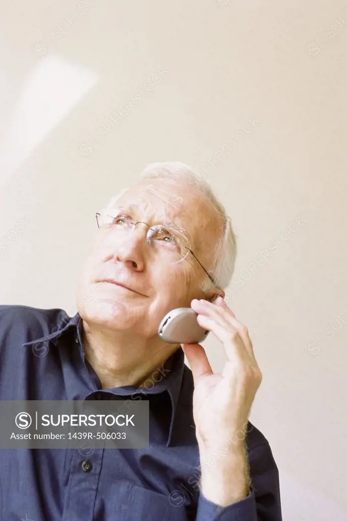 Man talking on cellphone
