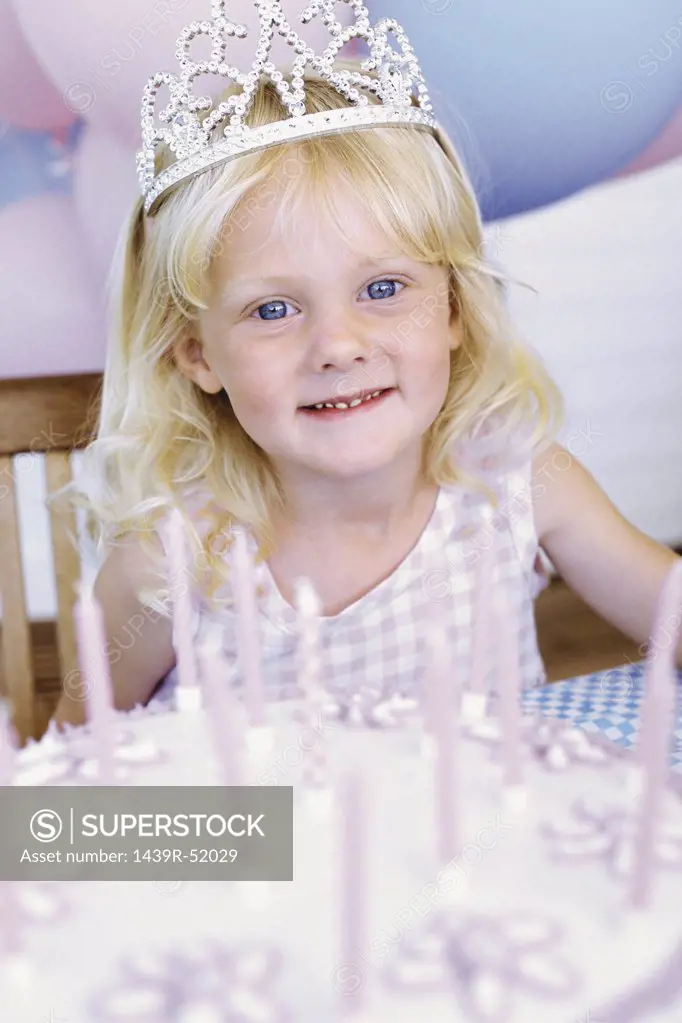 Portrait of a birthday girl