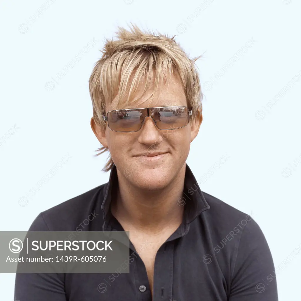 Young man wearing sunglasses