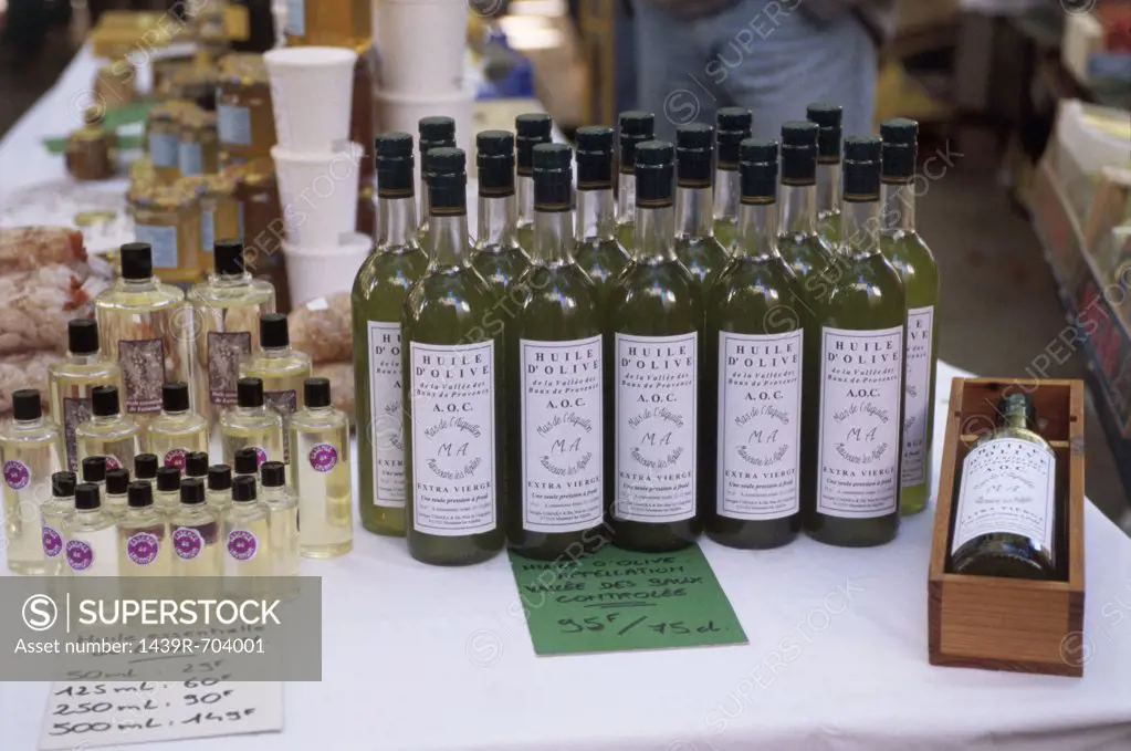 Olive oil bottles, Aix-en-Provence