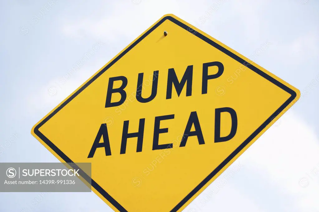Speed bump sign