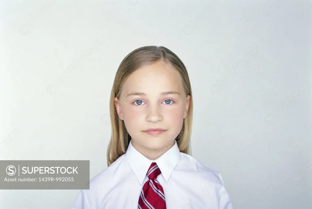 Portrait of a schoolgirl