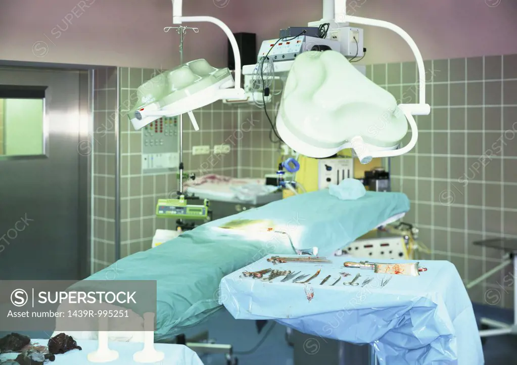 Operating theatre in hospital