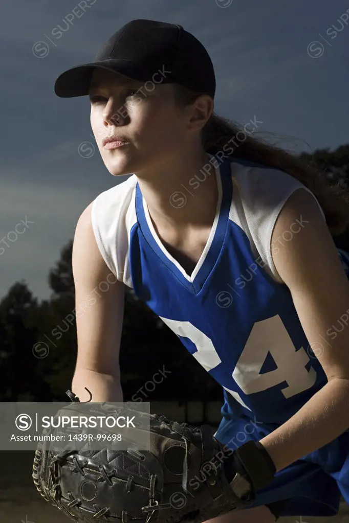 Female baseball player