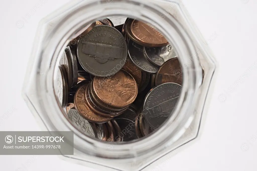 Jar of coins