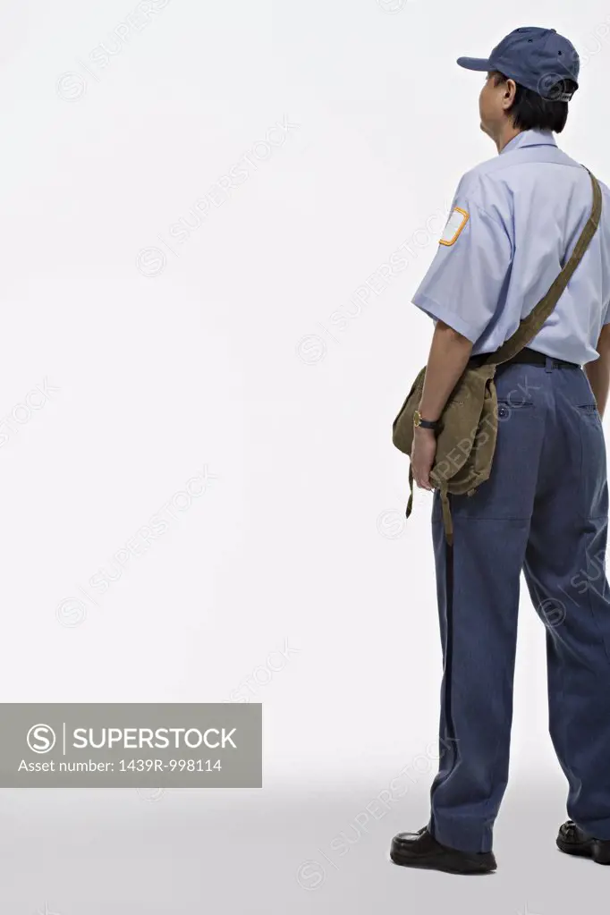 Portrait of a postman