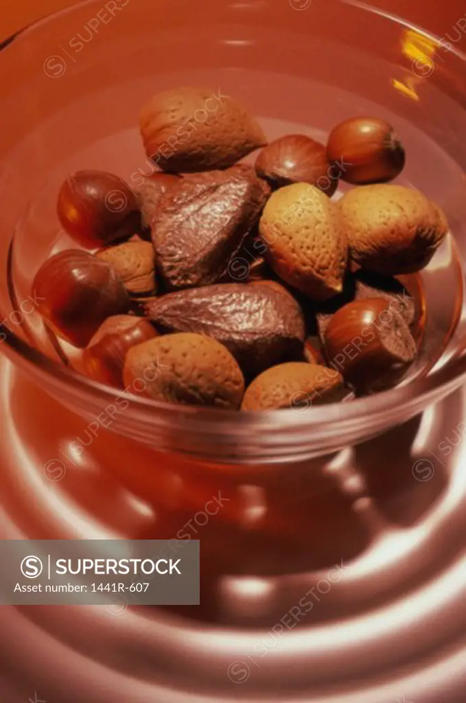Close-up of nuts in a bowl