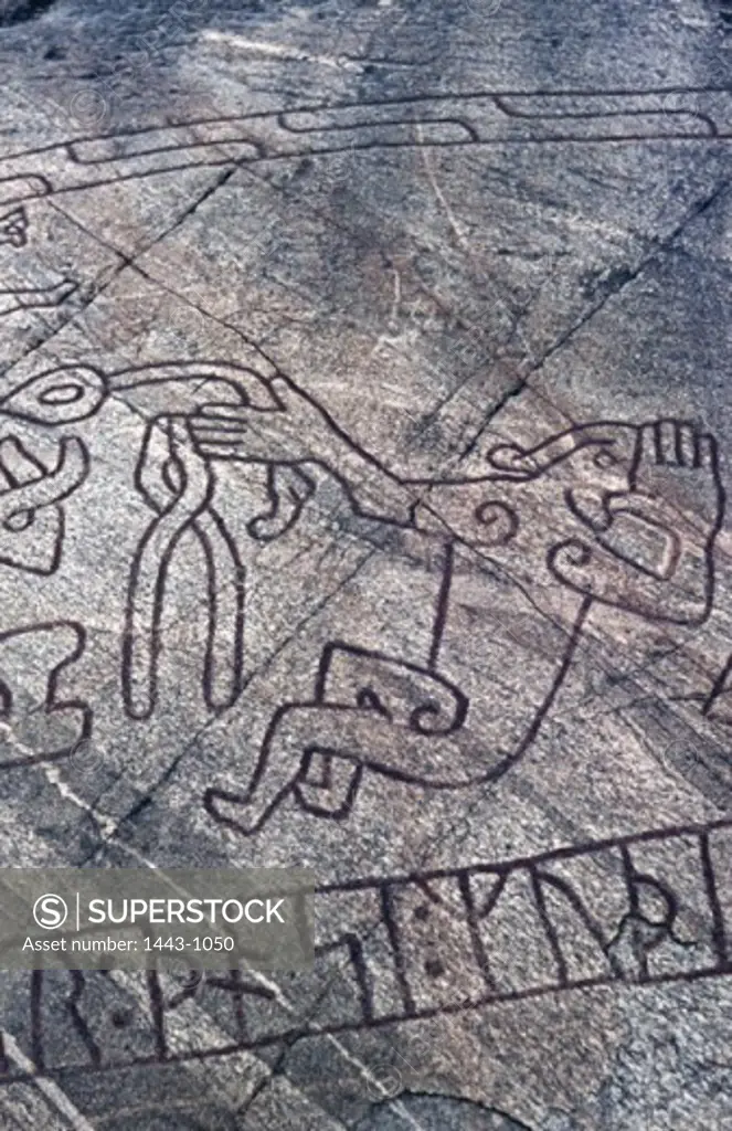 Sigurd Runestone (Detail) Sweden Artist Unknown