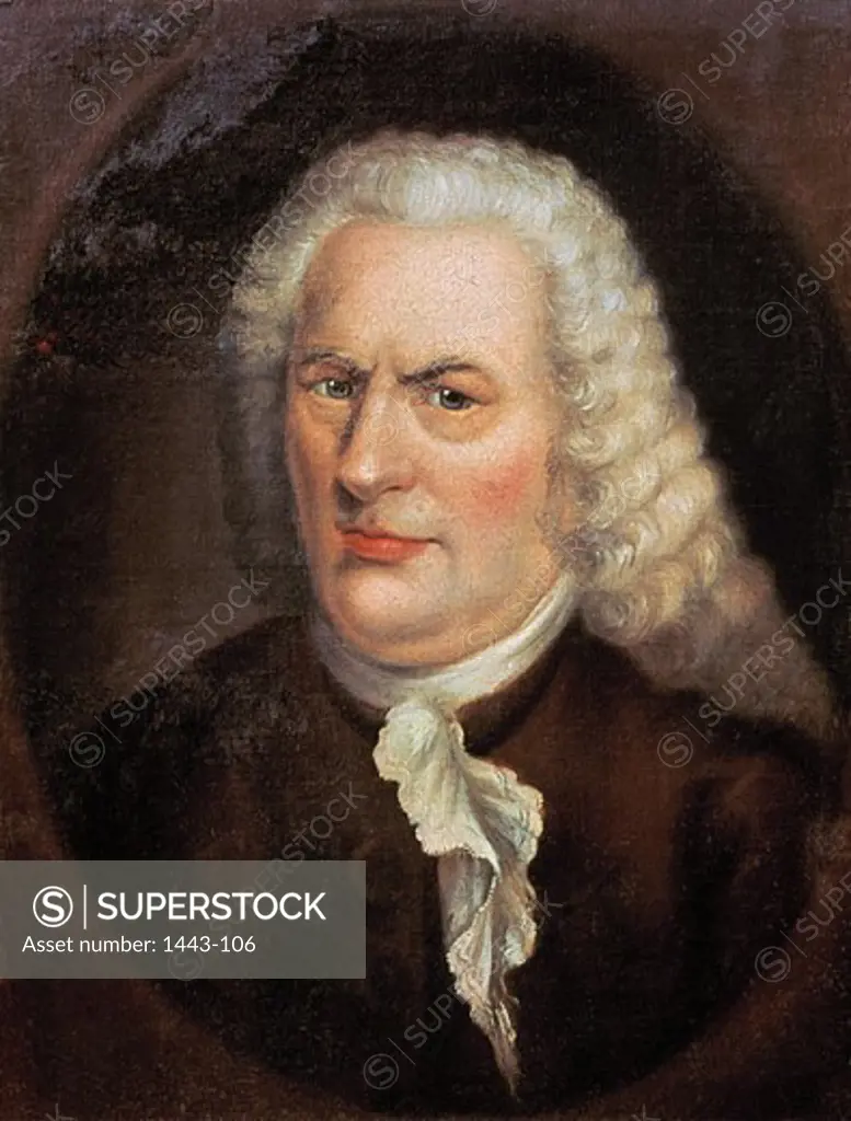 Johann Sebastian Bach  ca. 1820 Artist Unknown Oil on canvas Musikbibliothek der Stadt Leipzig, Germany