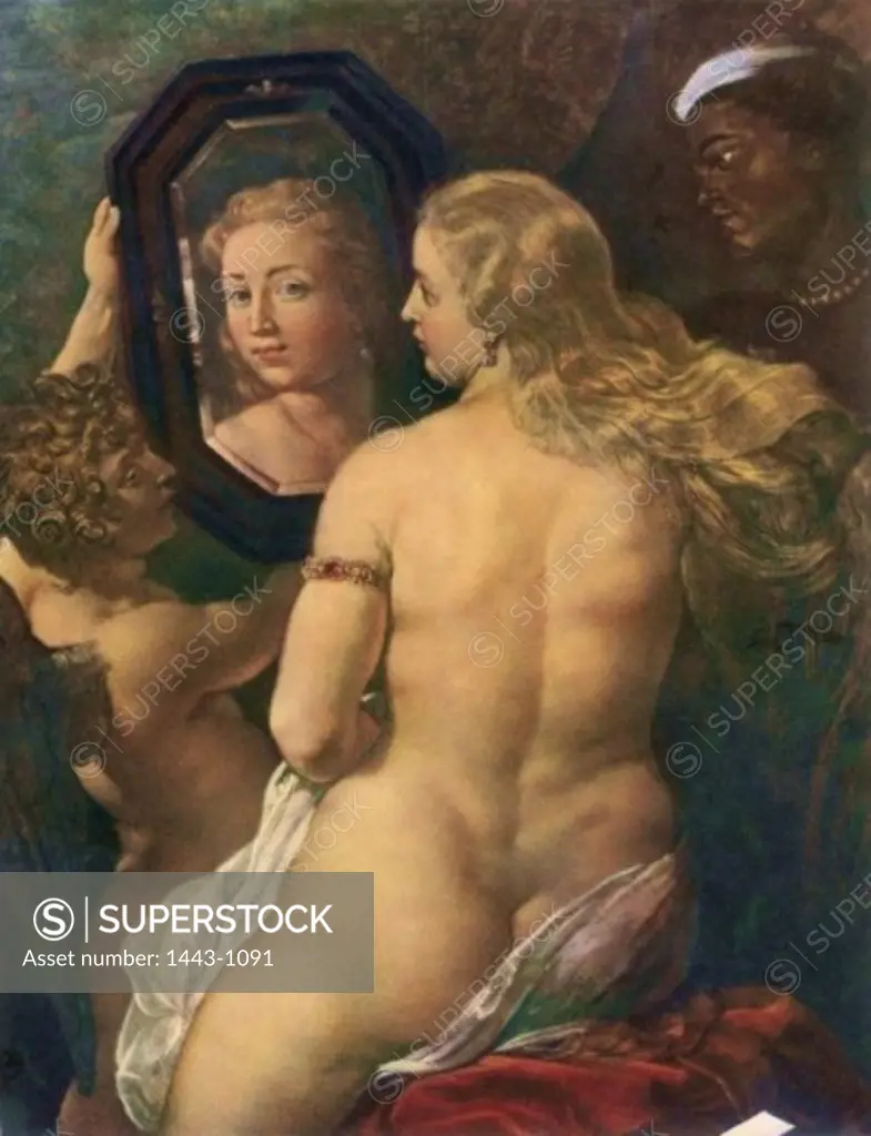 Venus in Front of the Mirror 1614-15 Peter Paul Rubens (1577-1640/Flemish) Oil on Wood Fürstenhaus von Liechtenstein, Schloss Vaduz, Liechtenstein