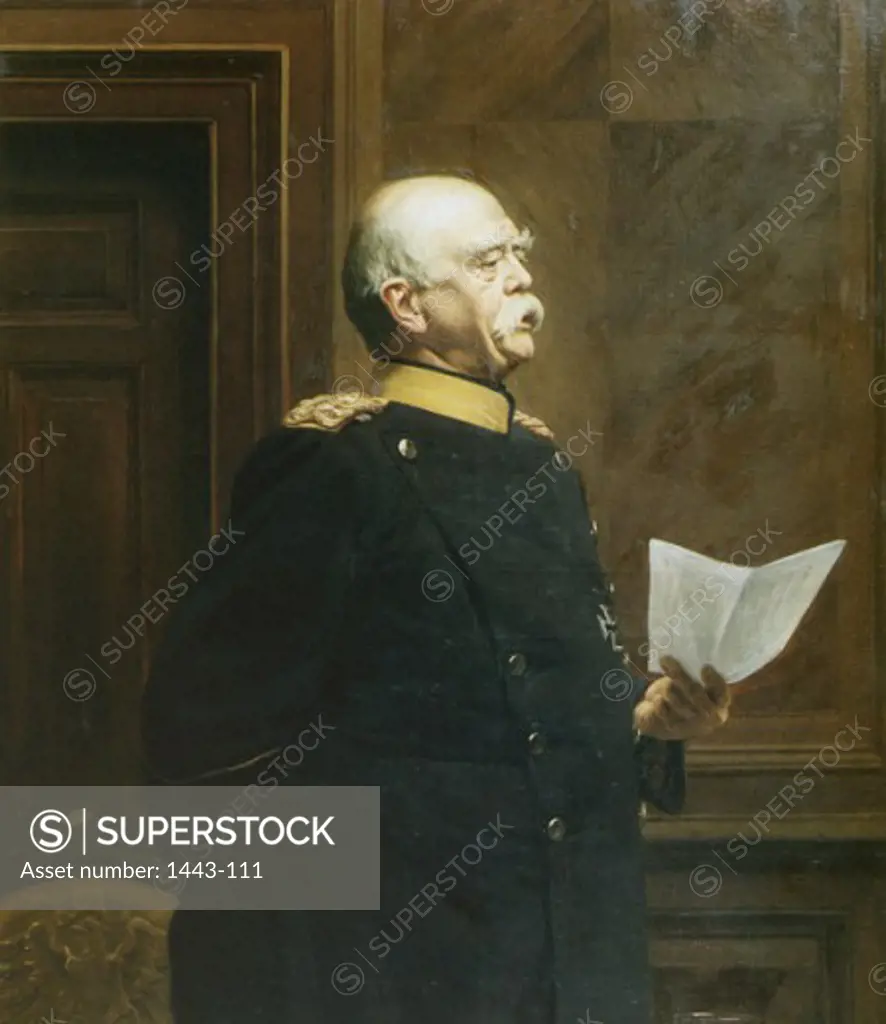 Prince Bismarck in the Bundesrat  1888 Anton Alexander von Werner (1843-1915 Germany) Oil on canvas Reichstag, Berlin, Germany