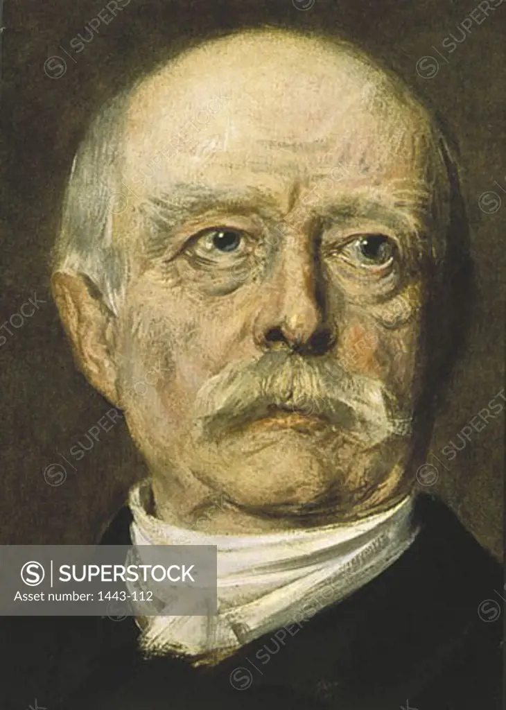 Otto von Bismarck  ca.1888 Franz Seraph von Lenbach (1836-1904 German) Oil on cardboard