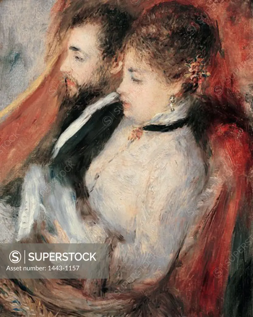 La Petite Loge  1873-74 Pierre Auguste Renoir (1841-1919 French) Oil on canvas