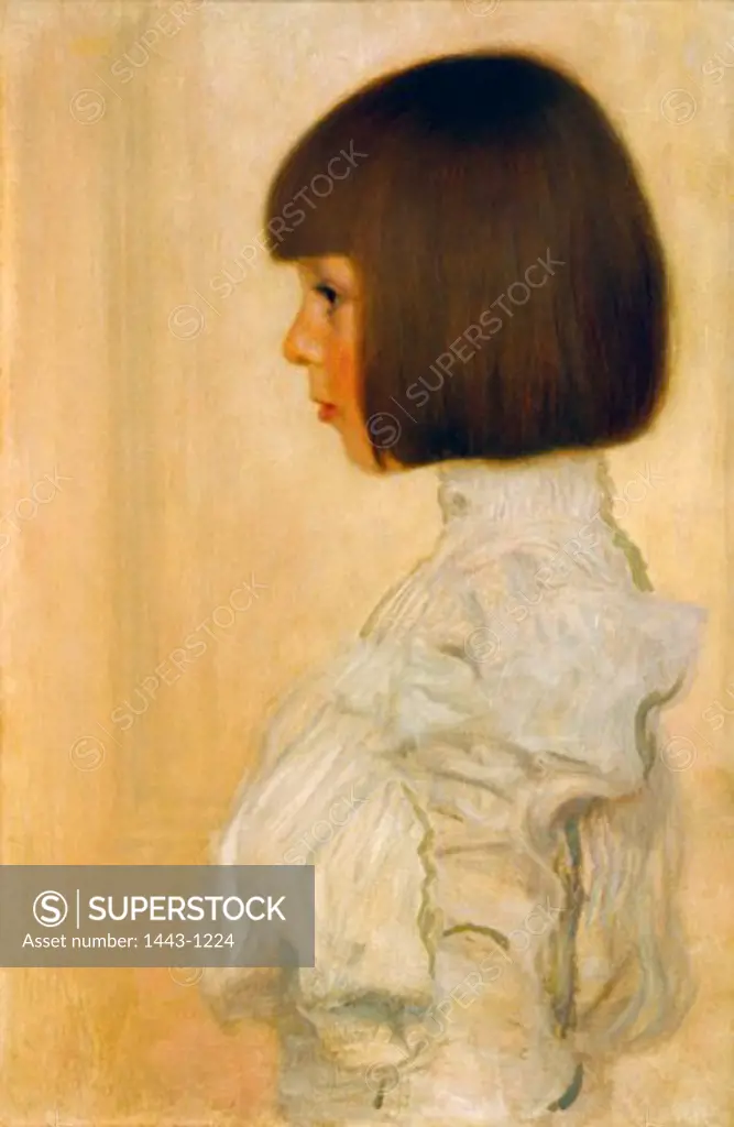 Portrait Of Helene Klimt  1898 Klimt, Gustav(1862-1918 Austrian) Oil Private Collection 