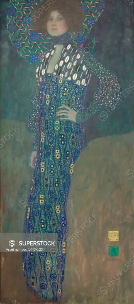Miss Emilie Floege 1902 Klimt, Gustav(1862-1918 Austrian) Oil On Canvas