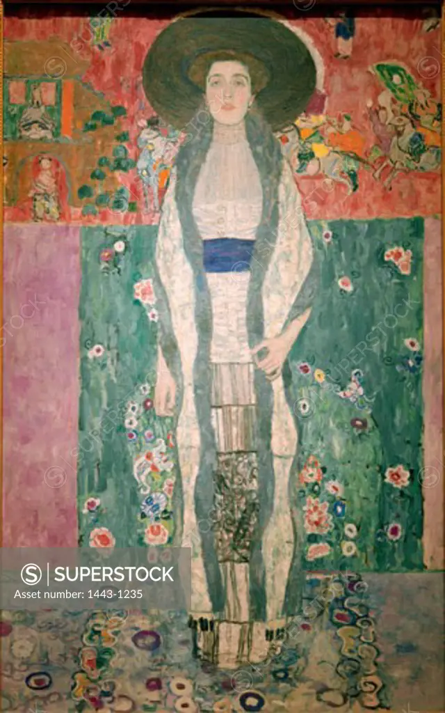 Portrait Of Adele Bloch-Bauer Ii  1912 Klimt, Gustav(1862-1918 Austrian) Oil On Canvas
