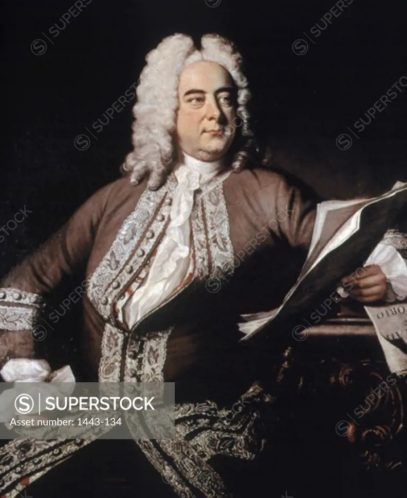 Handel 1749 Thomas Hudson (1701-1779 British) University Library, Hamburg, Germany