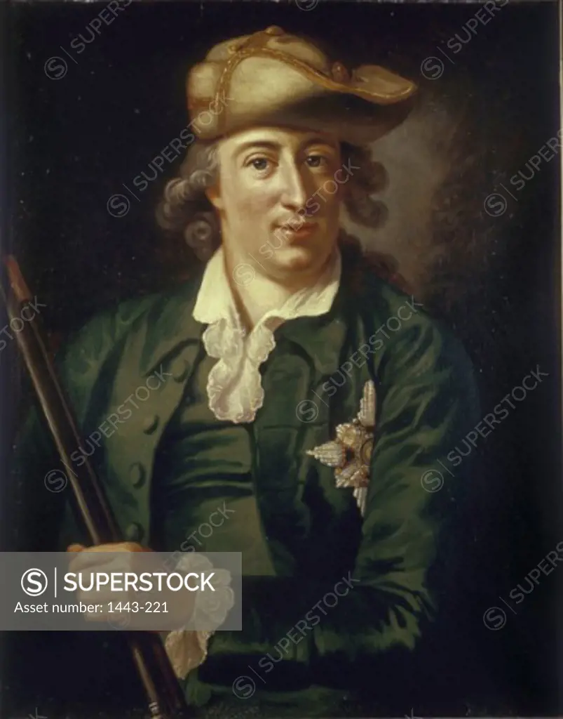 Friedrich Wilhelm von Steuben, Prussian-American General of the Revolutionary Army  18th C. Artist Unknown Private Collection