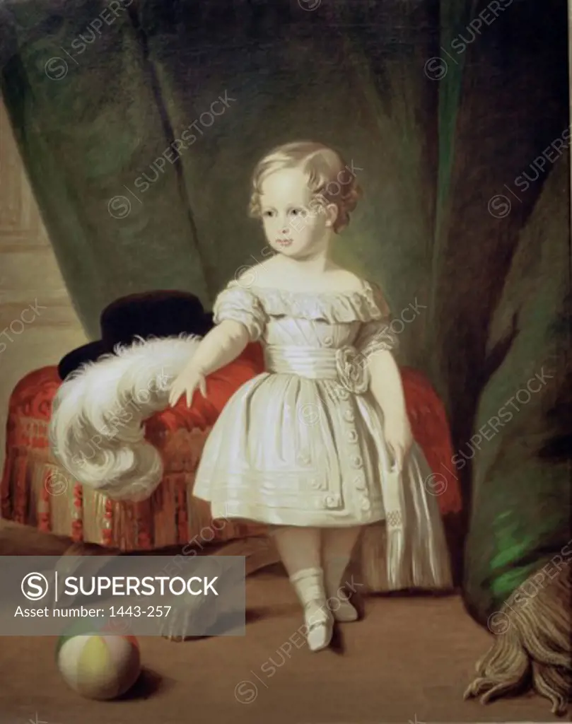 Edward VII as a Child  1843 Alexander Melville (active 1846-1878 British) Oil on canvas Schloss Friedenstein Museum, Gotha, Germany