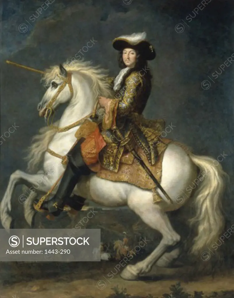 Louis XIV, Equestrian Portrait  1679 René Antoine Houasse (ca.1645-1710 French)