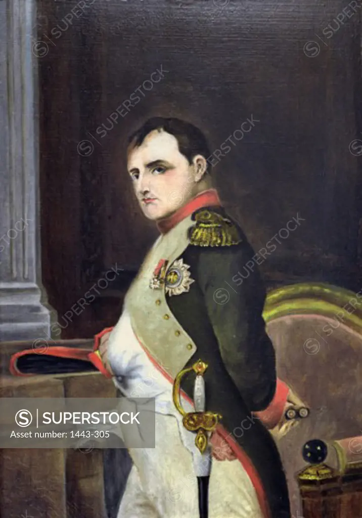Napoleon Bonaparte I  late 19th C. Horace Vernet (School of) (19th C. French) Oil Kunsthandel, Schloss Ahlden, Germany