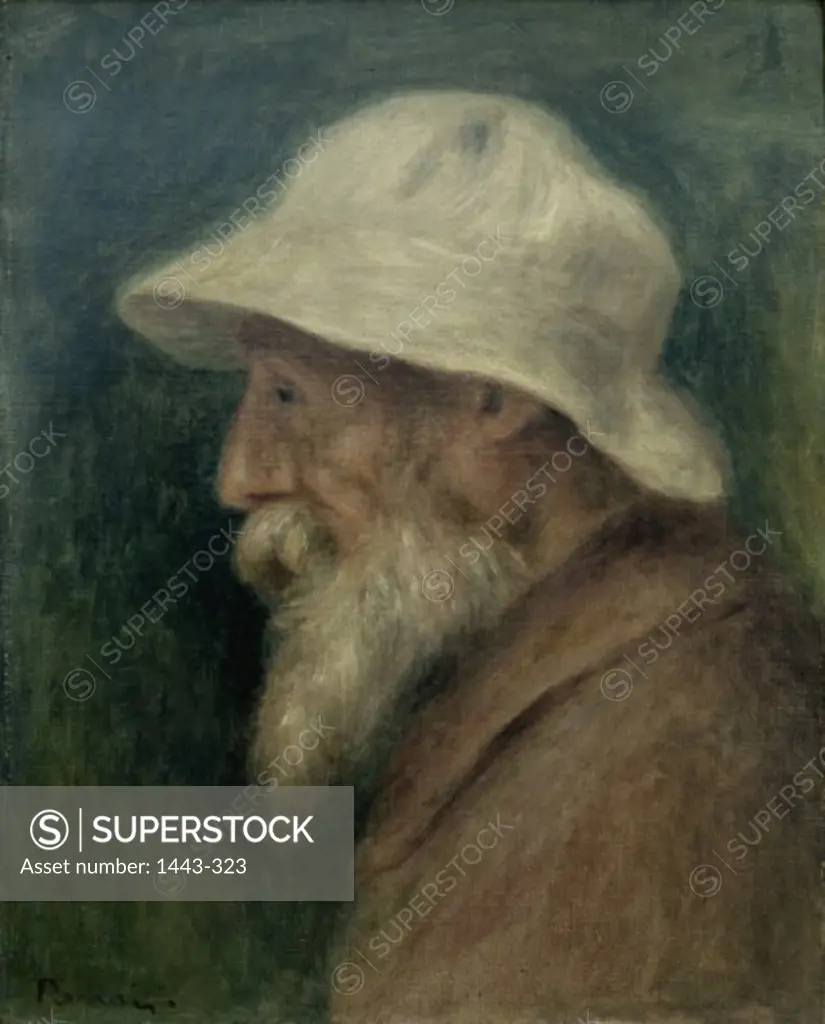 Self Portrait 1910 Pierre Auguste Renoir (1841-1919 French)