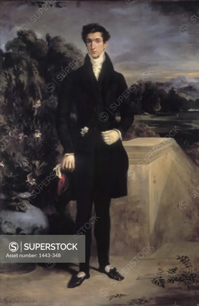 Baron Louis-Auguste de Schwiter  1826-30 Eugene Delacroix (1798-1863 French) Oil on canvas National Gallery, London, England