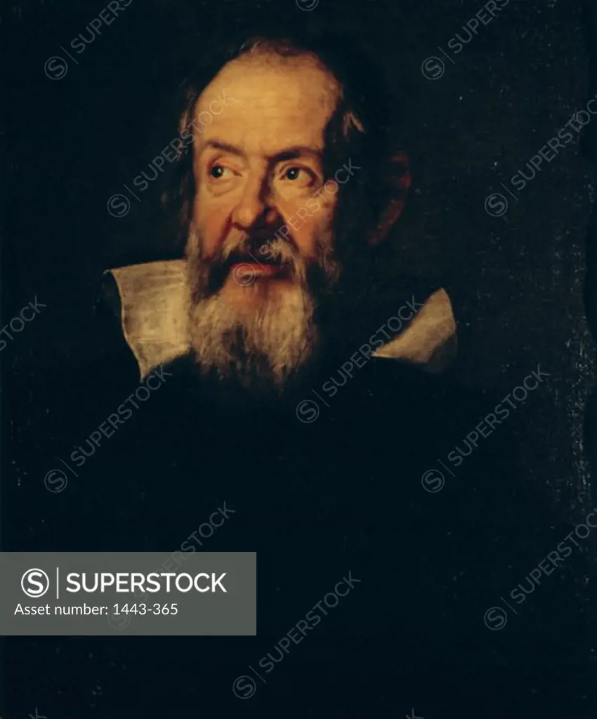 Galileo Galilei 1636  Justus Suttermans (1597-1681 Flemish) Oil on canvas Galleria degli Uffizi, Florence, Italy