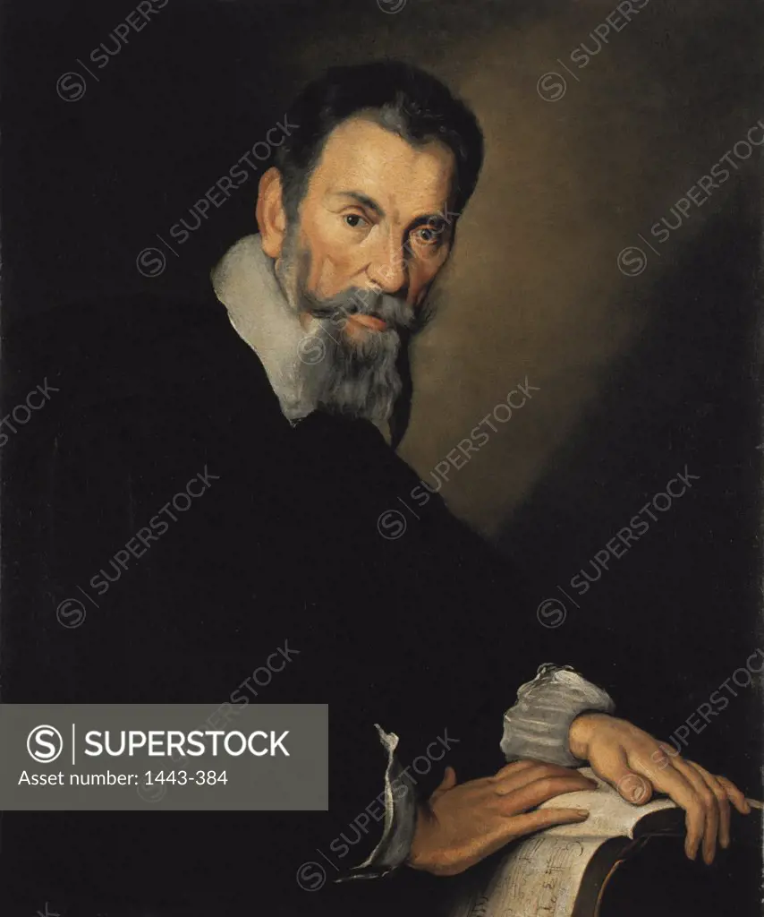 Claudio Monteverdi--Italian Composer ca. 1640 Bernardo Strozzi (1581-1644  Italian) Landesmuseum-Ferdinandeum, Innsbruck, Austria