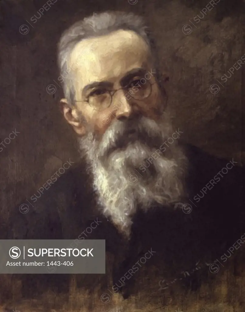 Nikolay Rimsky-Korsakov   ca. 1900 Ludwig Nauer (1888-1965 Russian)