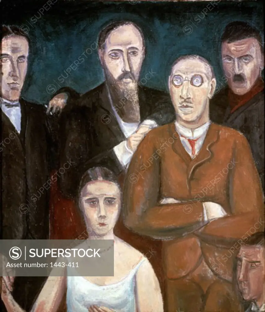 Igor Stravinsky: Study for "Hommage to Madame Pitoeff " 1920 René Victor  Auberjonois (1872-1957 Swiss) Oil on canvas Kunstmuseum Basel, Switzerland