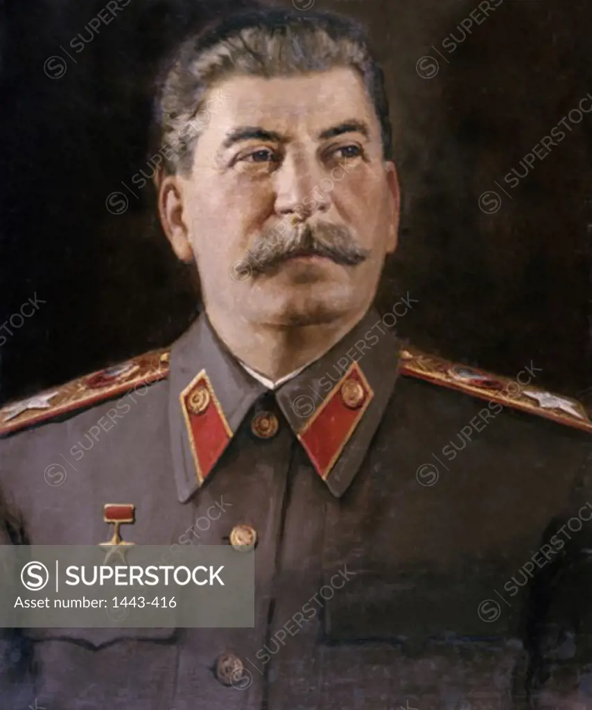 Joseph Stalin  1935 Nikolaj Vasil'evic Tomskij (b.1900 Russian) Oil on canvas