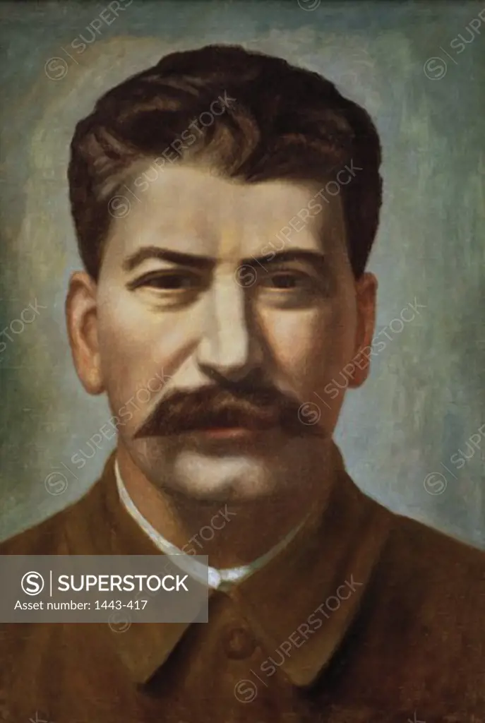 Portrait of Stalin   1936 Pavel Nikolaevic Filonov (1883-1941 Russian) Oil on canvas State Russian Museum, St. Petersburg, Russia