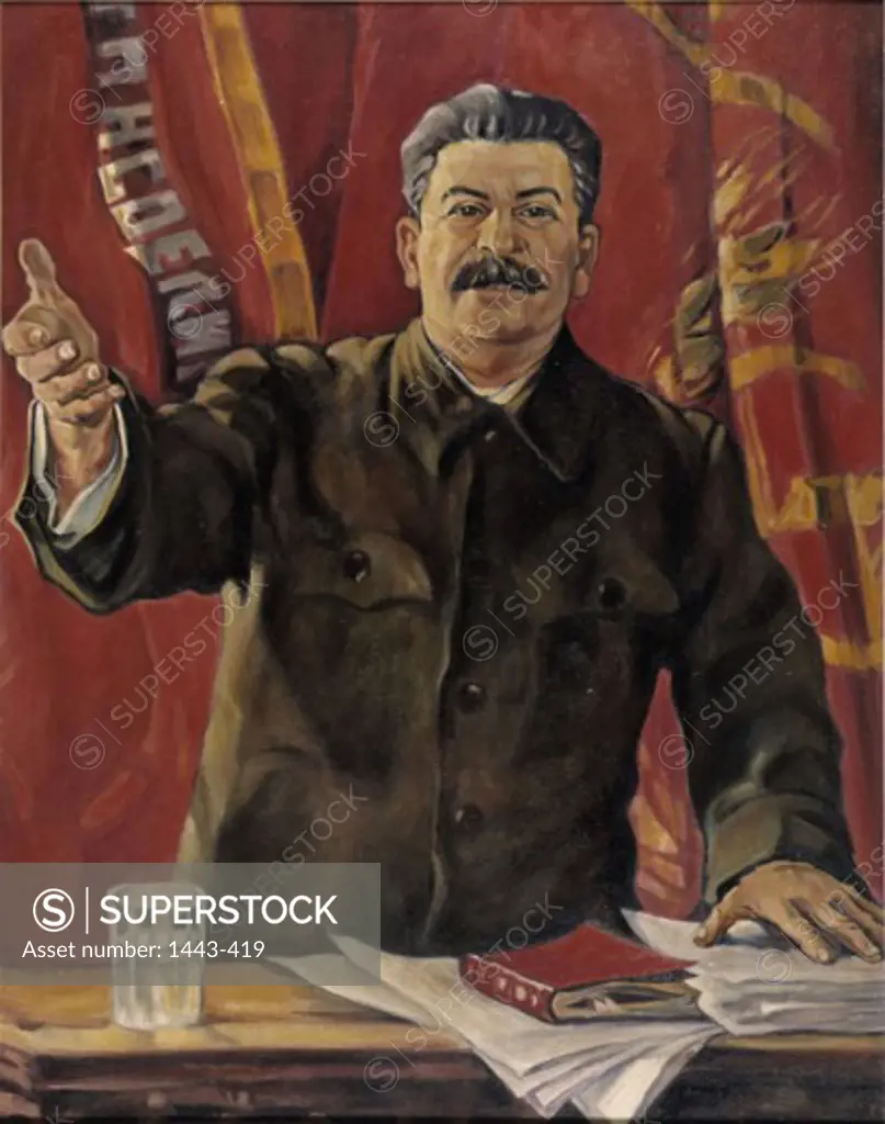 Stalin 1953-54 Aleksandr Mikhailov Gerasimov (1881-1963 Russian) Oil on fiberboard German Historical Museum, Berlin, Germany