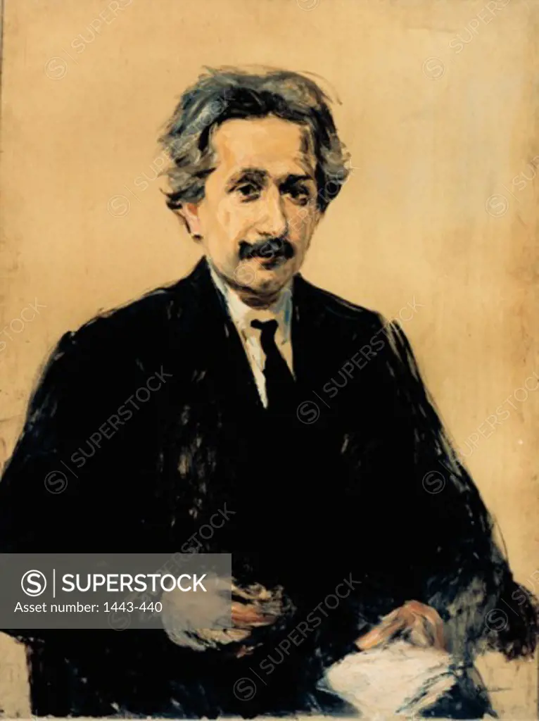 Portrait of Professor Albert Einstein  1925 Max Liebermann (1847-1935 German) Oil on canvas